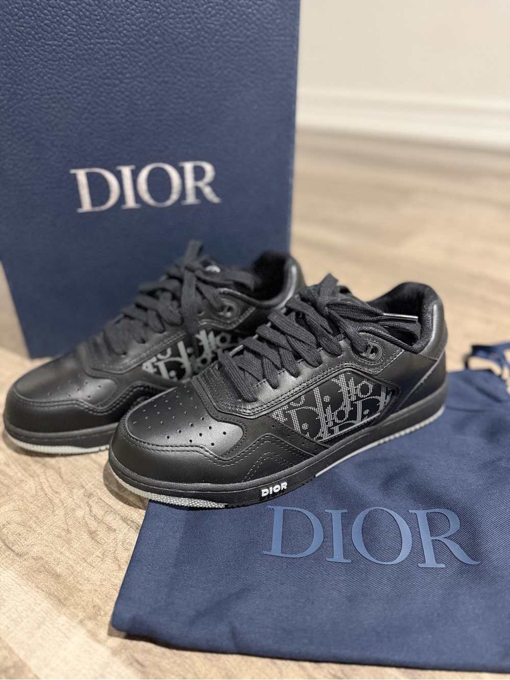 Dior Men's B27 Uptown Low-Top Sneakers